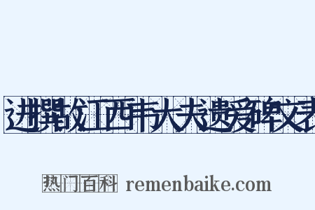 进撰故江西韦大夫遗爱碑文表是什么意思的图片